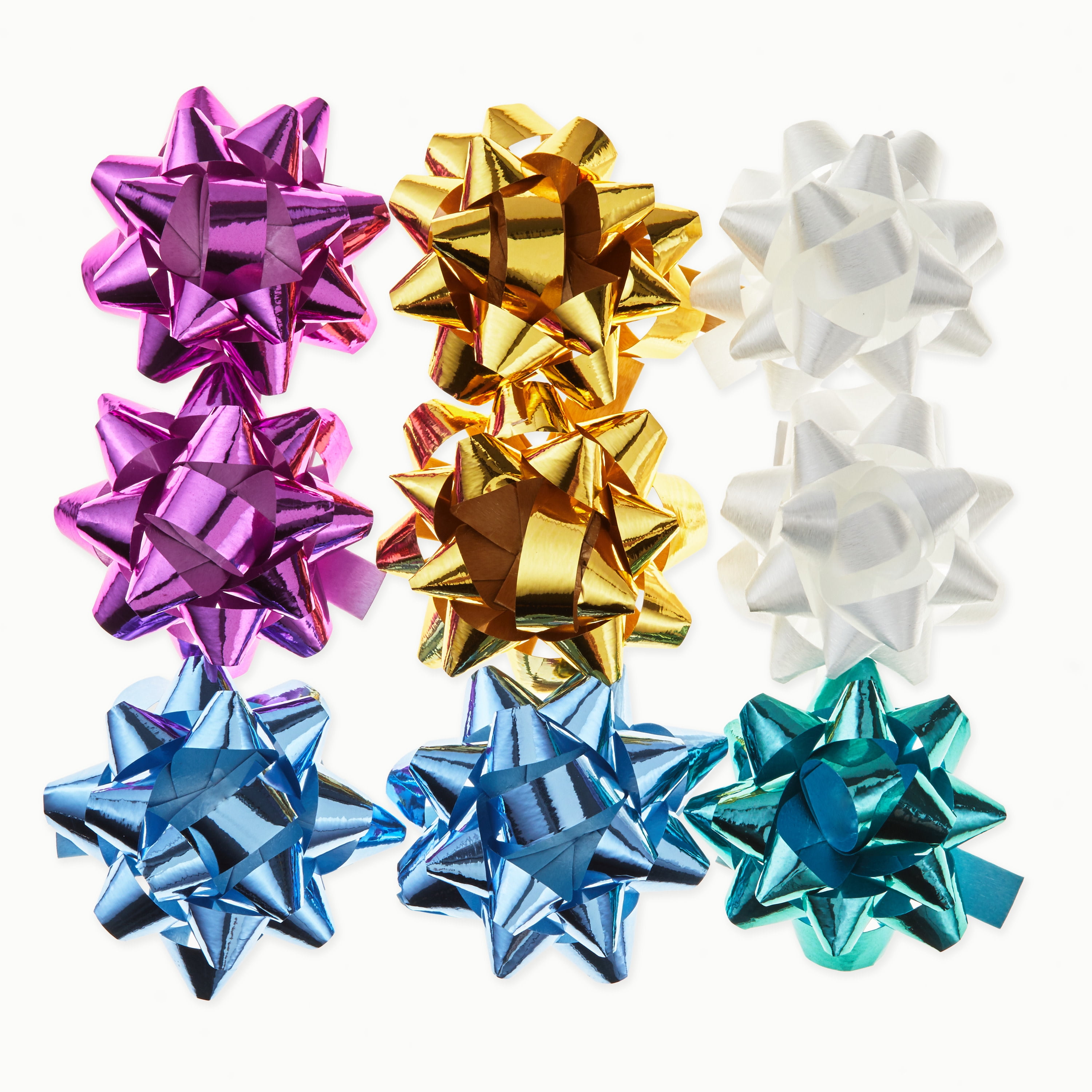 Hallmark Mini Gift Bows (Assorted Metallic) Bag of 9 - Walmart.com