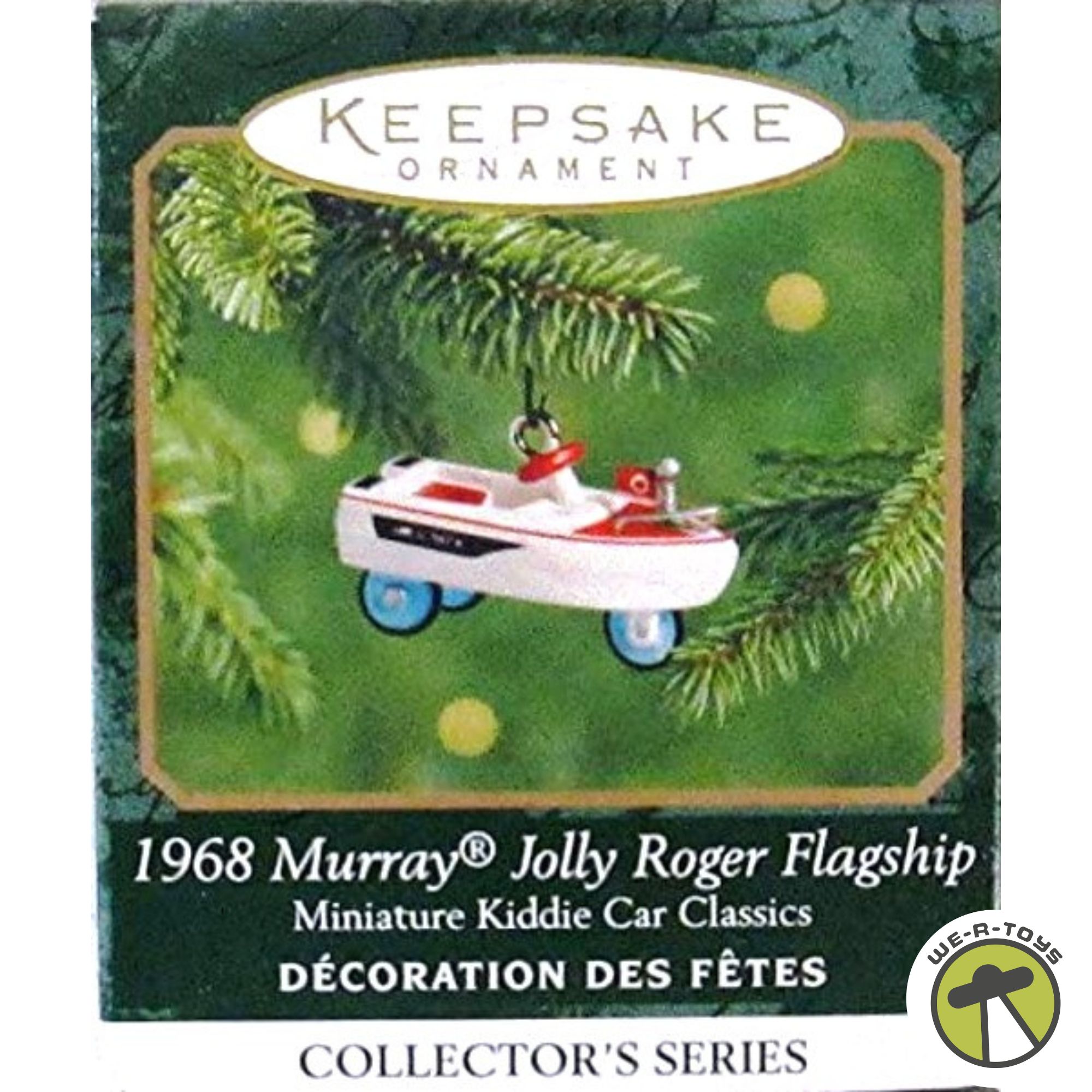 Hallmark Mini Ornament Kiddie Car Classics 1968 Murray Jolly Roger