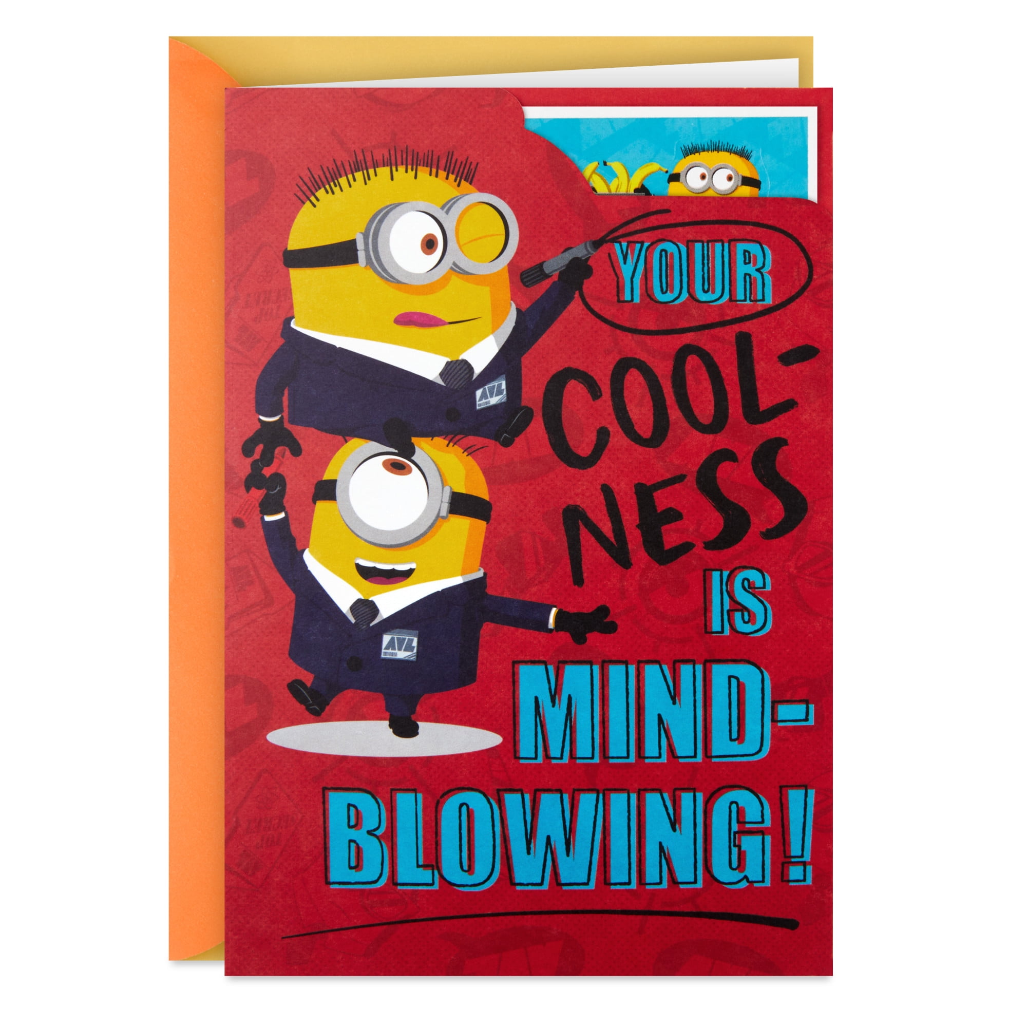 Hallmark Minions Birthday Card for Kids (Your Coolness Is Mind-blowing)