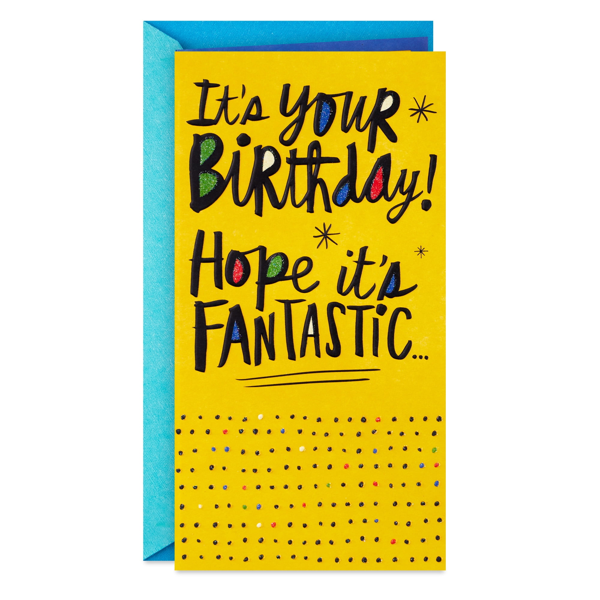 Hallmark Money Holder Birthday Card (Hope Your Birthday is Fantastic)