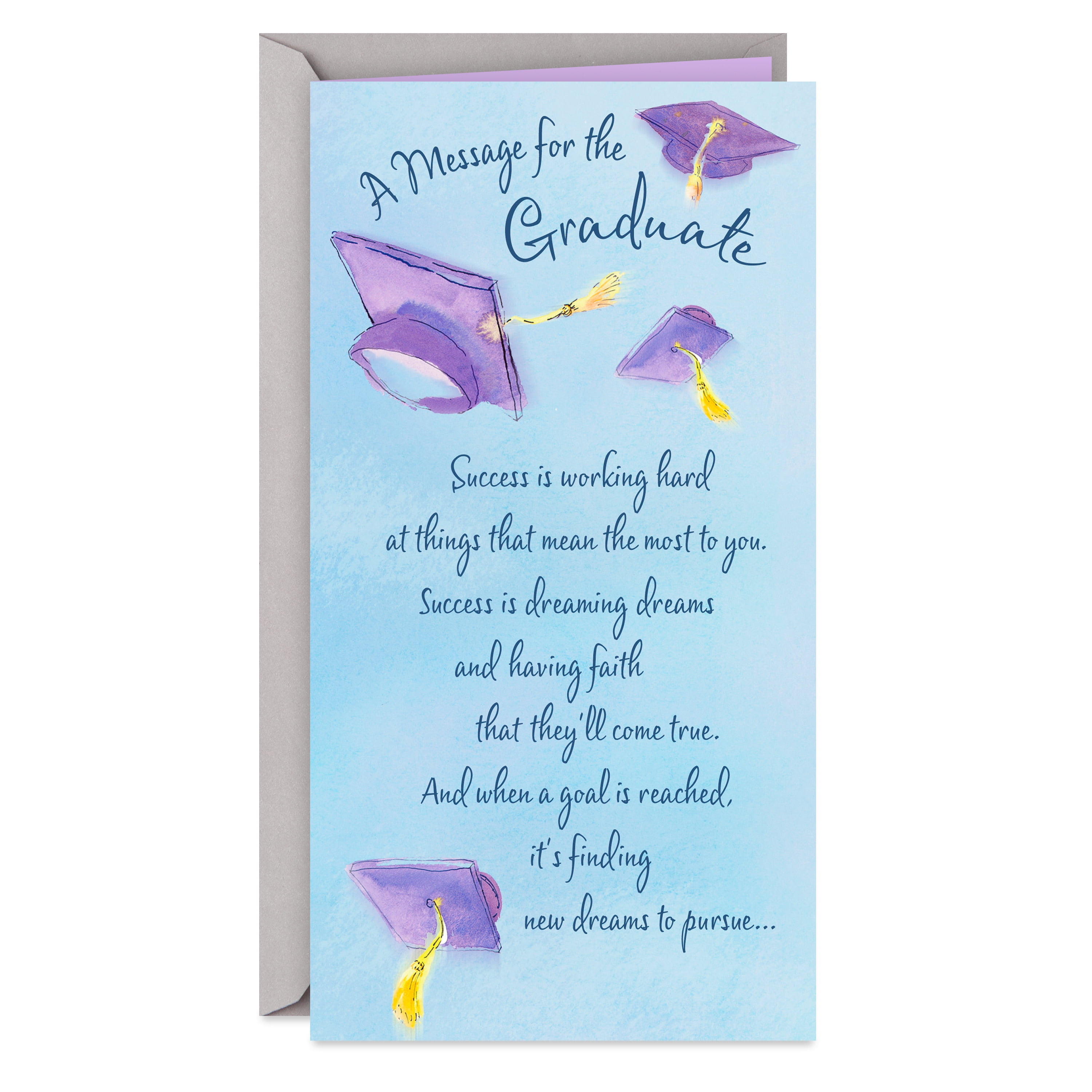 Hallmark Money Holder Graduation Card (Wishing You Success) - Walmart.com