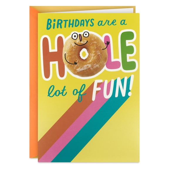 Hallmark Musical Birthday Card (Happy Donut)