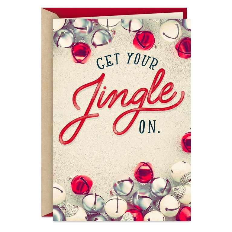 Hallmark Musical Christmas Card Plays Jingle Bell Rock Walmart