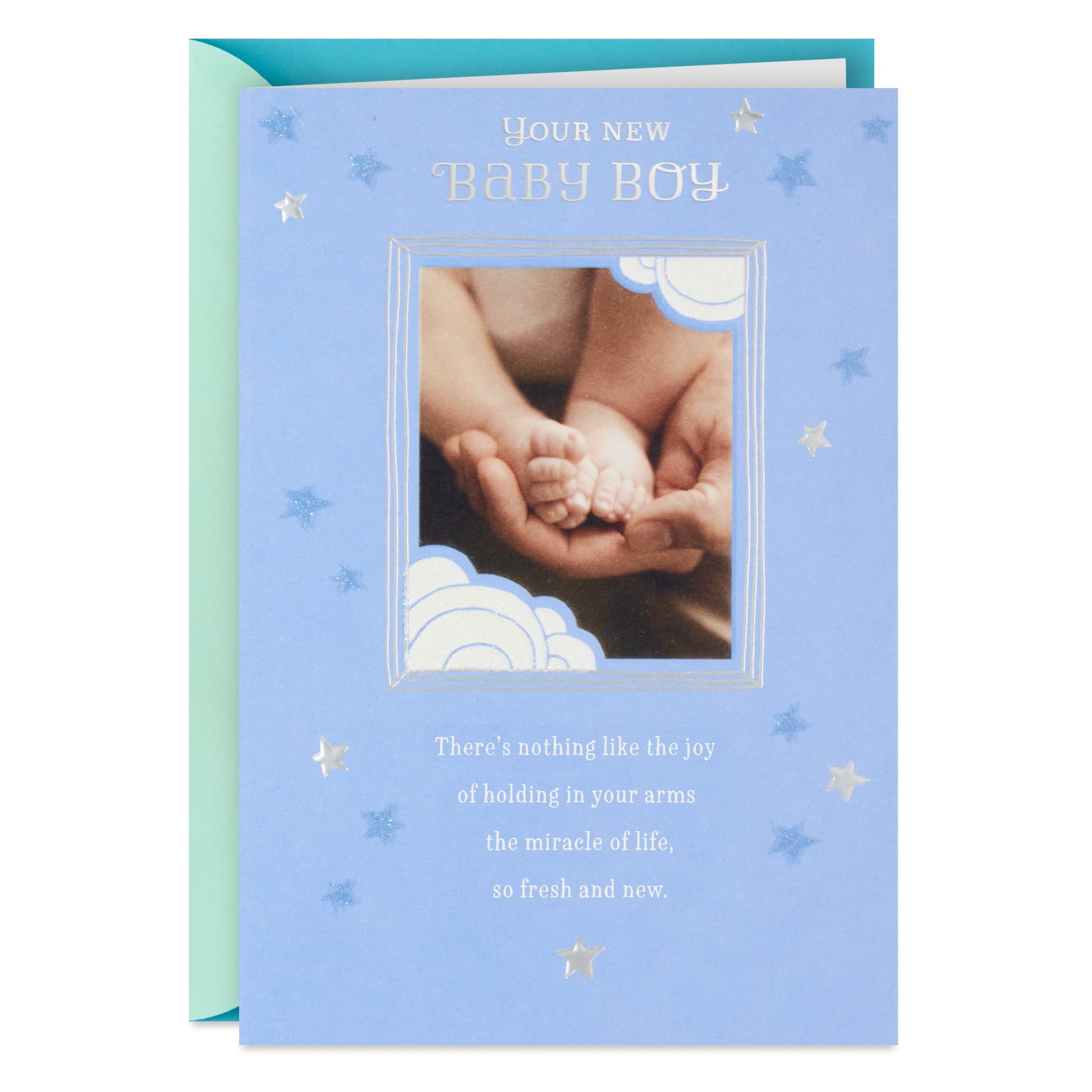 Hallmark New Baby Boy Card (Miracle of Life)