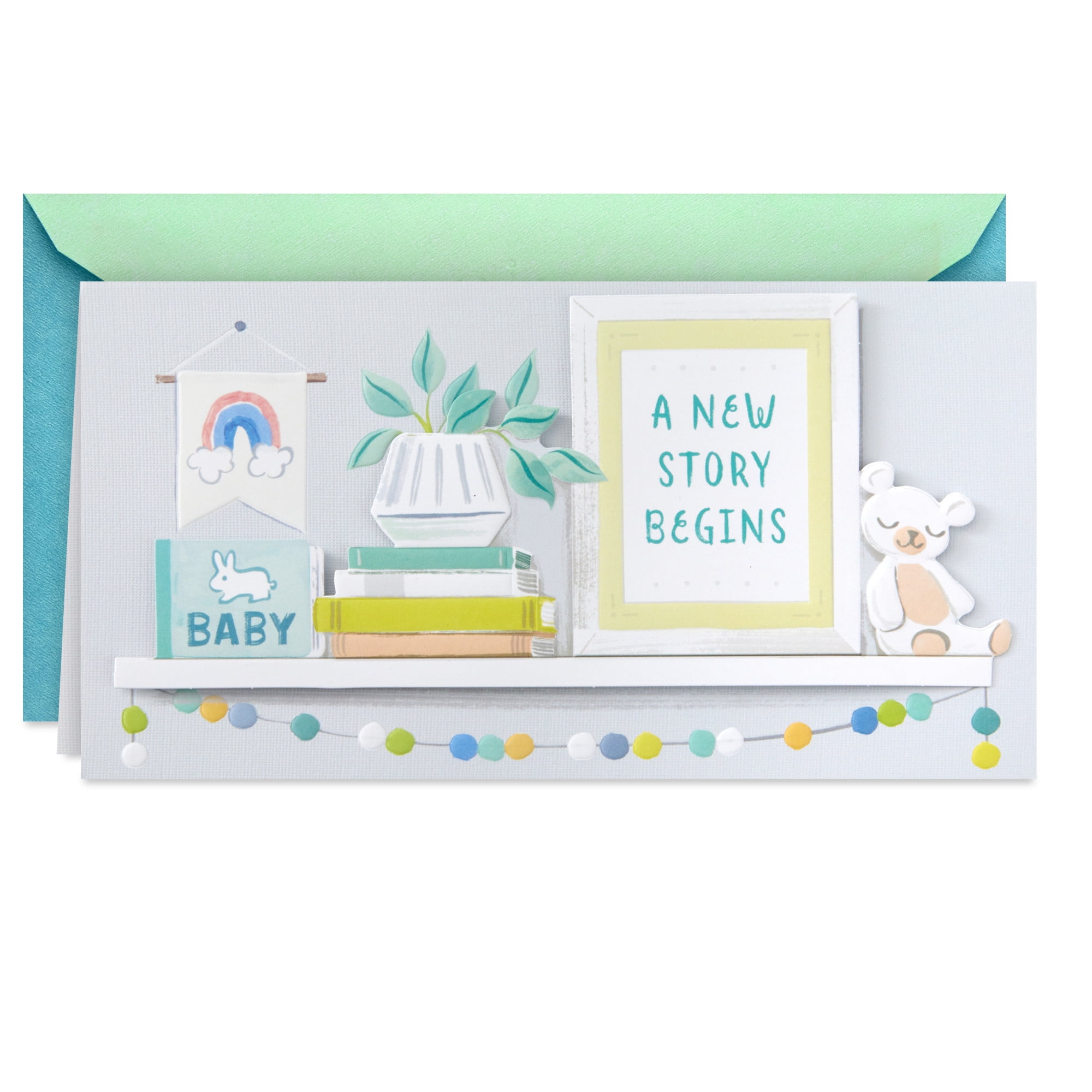 Hallmark New Baby Card (A New Story Begins)