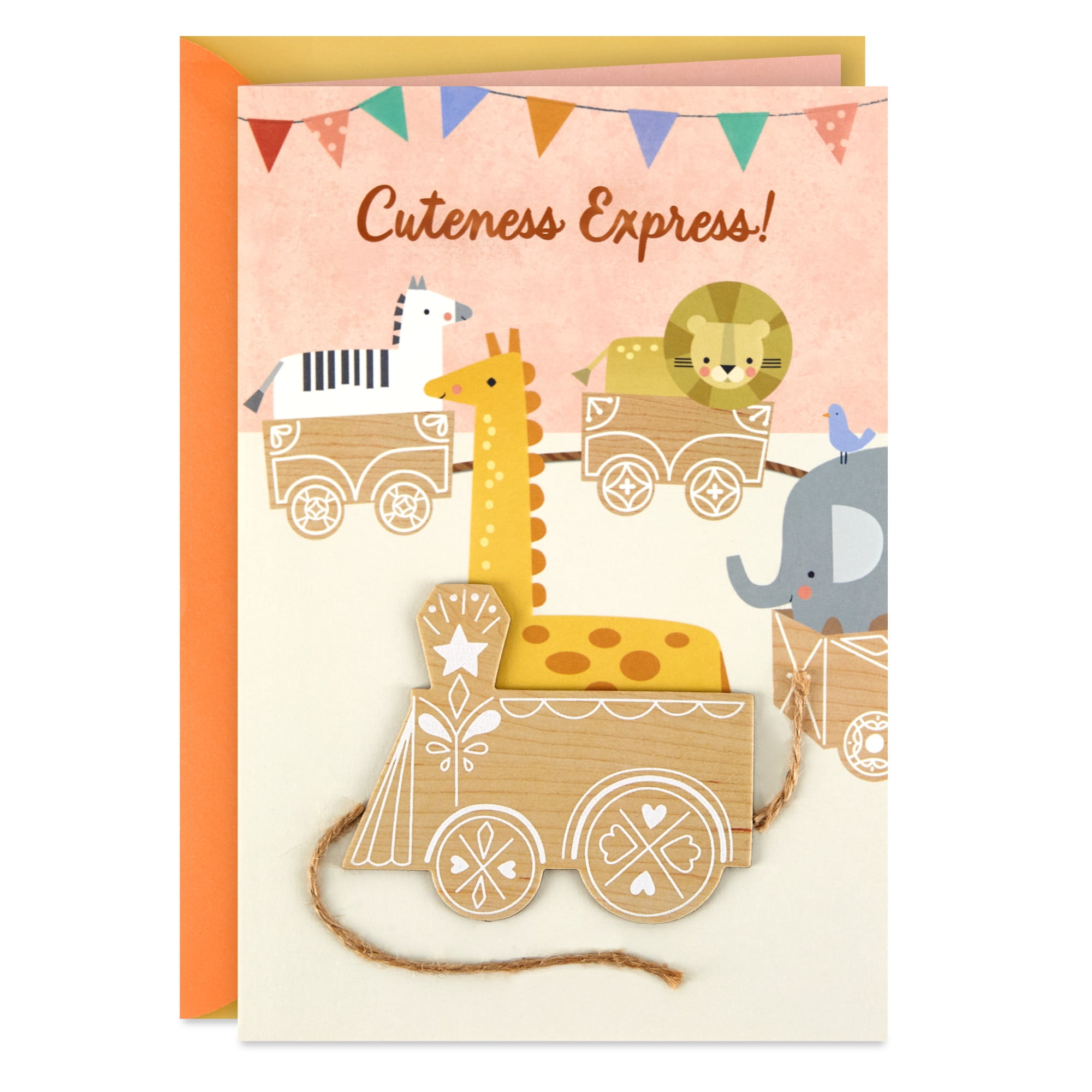 Hallmark New Baby Girl Card (Cuteness Express)