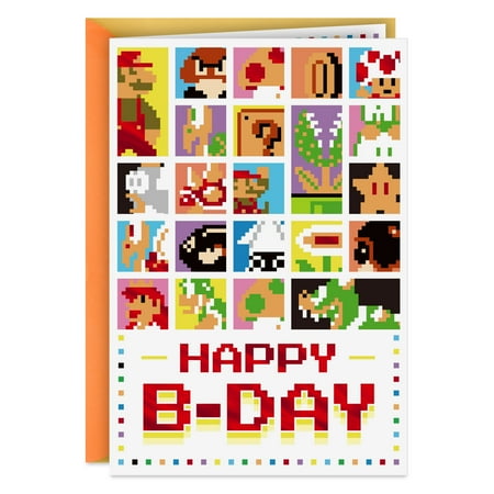 Hallmark Nintendo Super Mario Birthday Greeting Card (Super Mario Power Up)