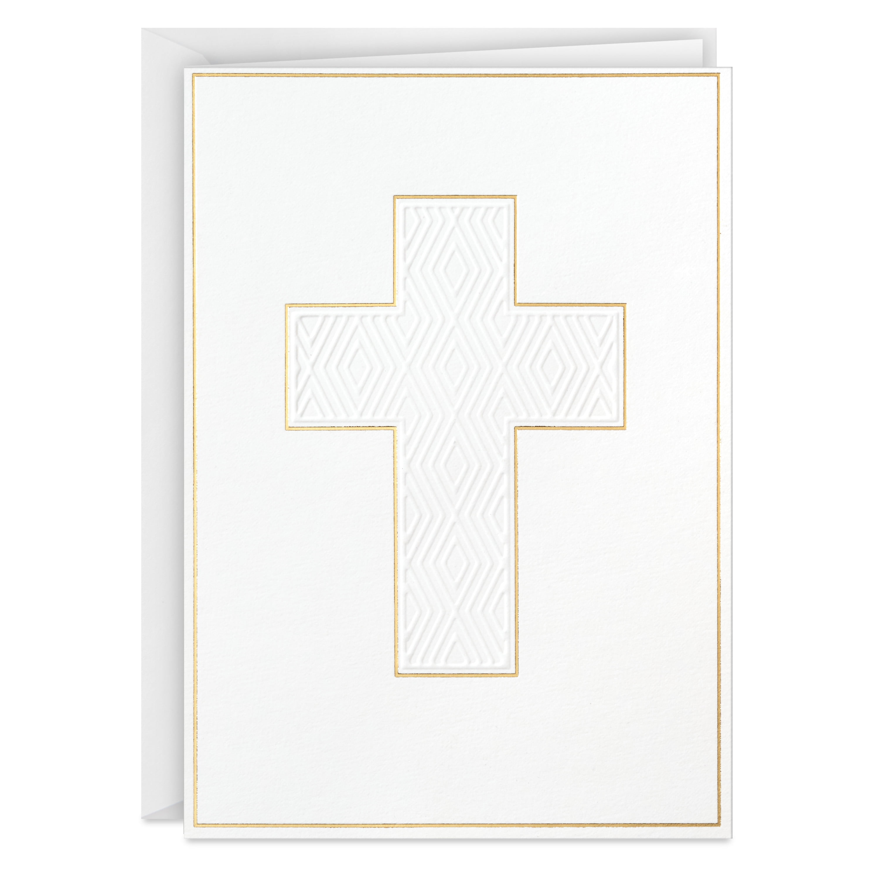 Hallmark Note Cards (Embossed Cross), 24 ct.