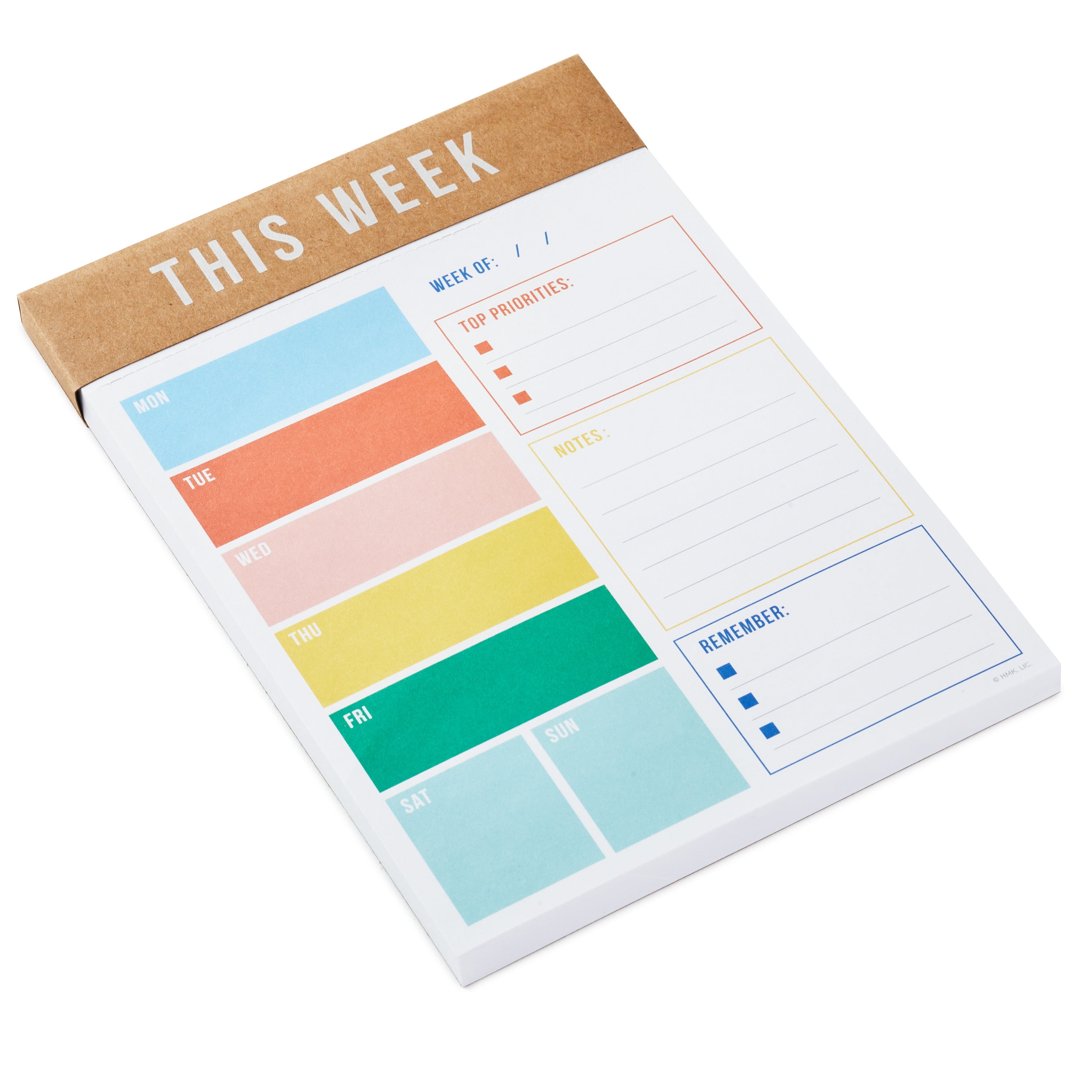 Classiky Paper Memo Pad - Weekly Planner