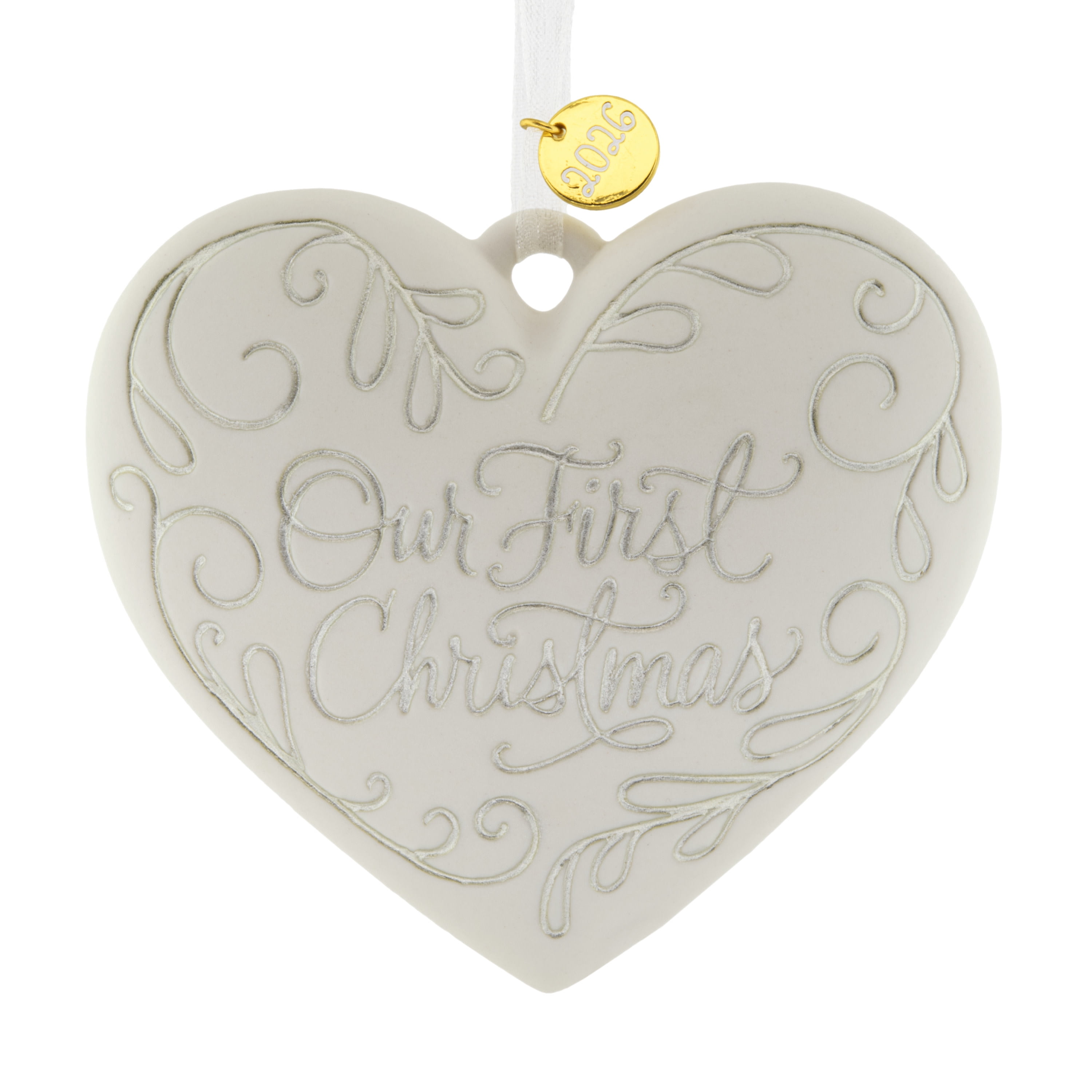 Hallmark Christmas Ornament (First Christmas Heart 2026, Metal), 1 Count