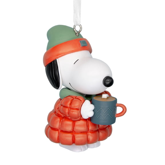 Hallmark Christmas Ornament (Peanuts Snoopy With Hot Cocoa)
