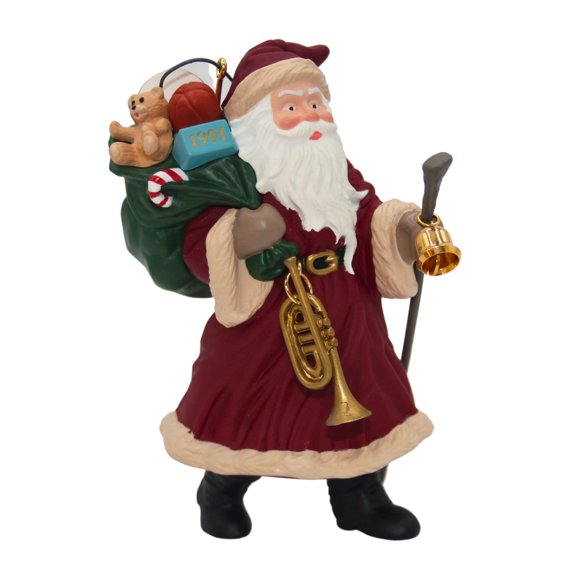 Hallmark Ornament: 1991 Merry Old Santa | QX4359 | 2nd in Series | Non-Mint Box