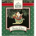 thumbnail image 1 of Hallmark Ornament 1992 Santa and Reindeer, Santa Claus Sled, 1 of 2