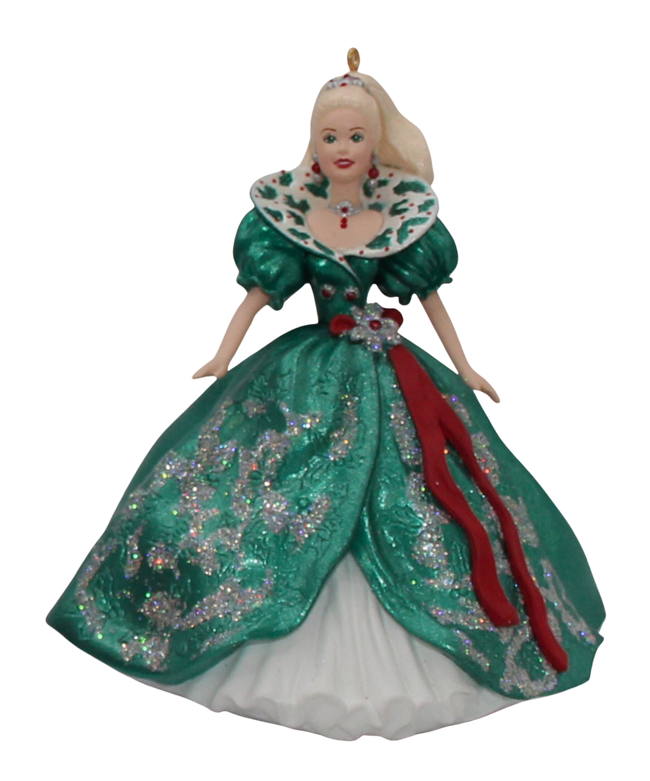 Hallmark Ornament 1995 Holiday Barbie QXI5057 3rd in Series Non