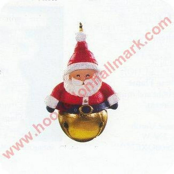 Hallmark Ornament 1996 Christmas Bells #2 - Santa - Miniature