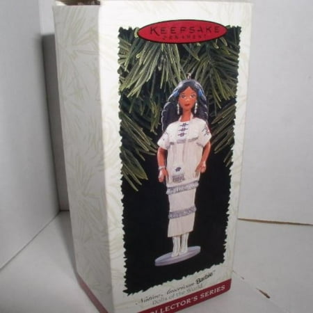 Hallmark Keepsake Native American Barbie Ornament Dolls of the World 1996