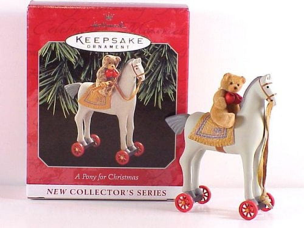 Hallmark Ornament: 1998 A Pony for Christmas | QX6316 | 1st in Series