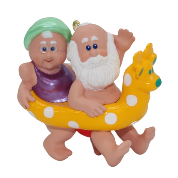 Hallmark Ornament: 1998 The Clauses on Vacation | QX6276 | 2nd in Series | Non-Mint Box