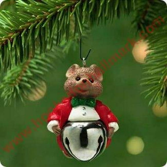 Hallmark Ornament 2001 Christmas Bells #7 - Mouse- Miniature