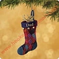 thumbnail image 1 of Hallmark Ornament 2002 Dad Plaid Stocking, 1 of 2