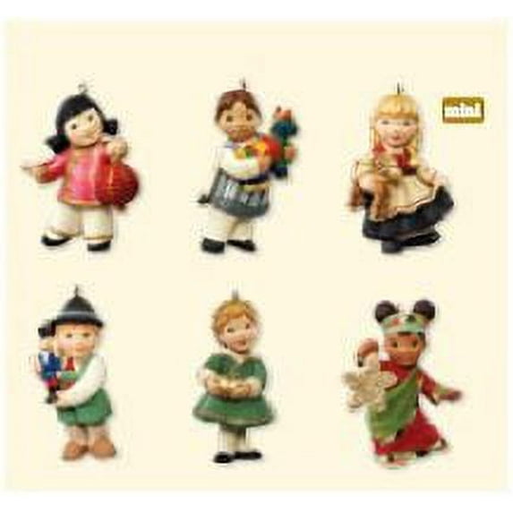 Hallmark Ornament 2007 Joy to the World Children - Miniature set of 6