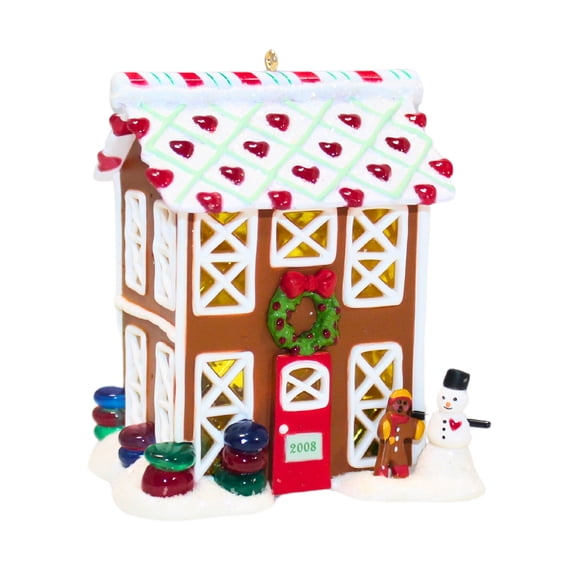 Hallmark Ornament: 2008 Gingerbread Lane | QX7154 | Noelville