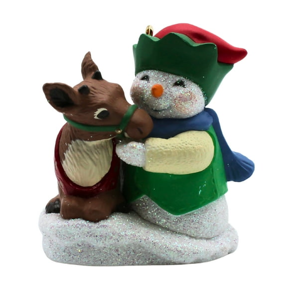 Hallmark Ornament 2011 Snow Buddies #14 - with Baby Reindeer