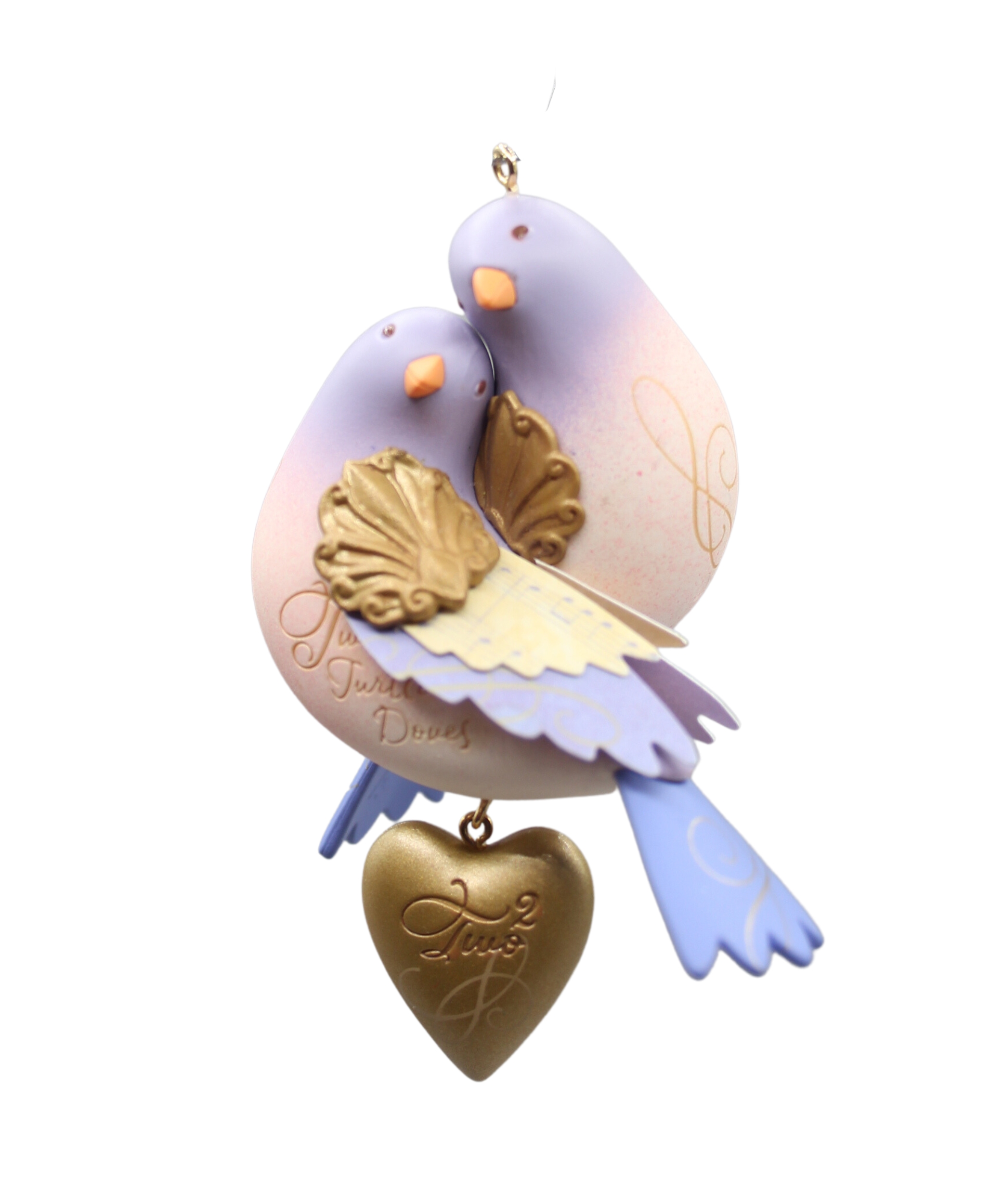 Hallmark Ornament 2012 Two Turtle Doves QX8091 12 Days Of Hallmark Ornament 2012 Two Turtle Doves QX8091 12 Days Of
