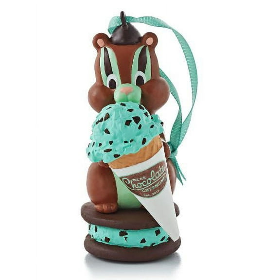 Hallmark Ornament: 2013 Mint Chocolate Chipmunk | QXG1312