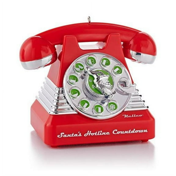 Hallmark Ornament 2013 Santa's Hotline - Santa's 24 daily voice updates
