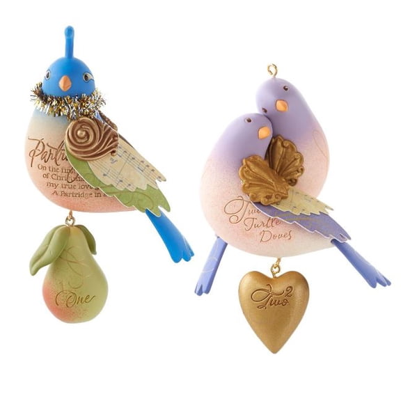 Hallmark Ornament 2013 Twelve Days of Christmas Set - Dated 2013