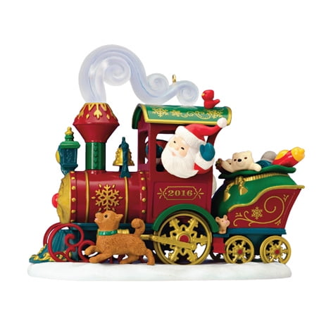 Hallmark Ornament 2016 Santa's Christmas Train - CLUB