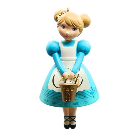 Hallmark Ornament: 2018 Eight Maids-a-Milking | QX9443 | 12 Days of Christmas