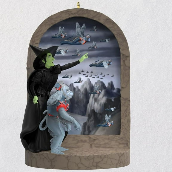 Hallmark Ornament 2018 Wizard of Oz, Monkey Business - Magic w/sound