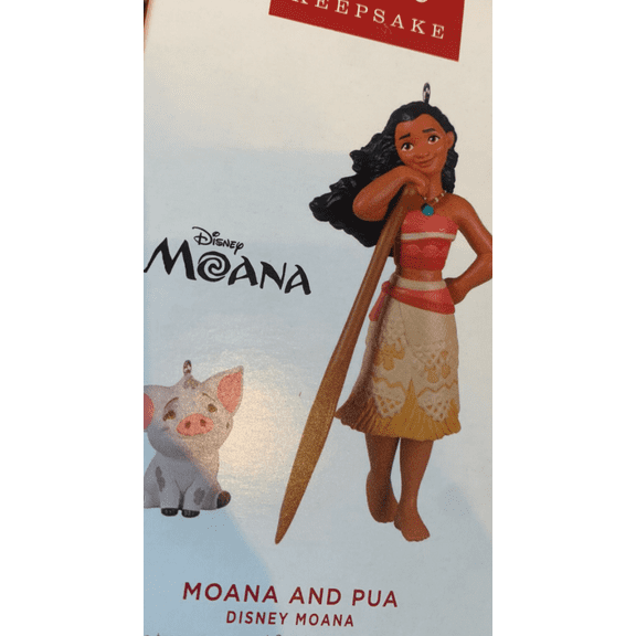 Hallmark Ornament 2022 Disney Moana and Pua