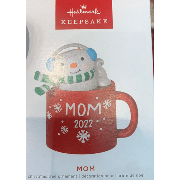 Hallmark Ornament 2022 Mom Hot Cocoa Mug