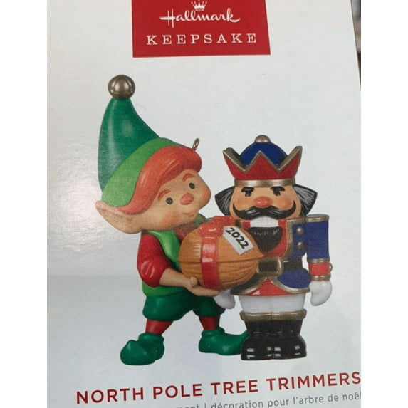 Hallmark Ornament 2022 North Pole Tree Trimmer #10 - with Nutcracker