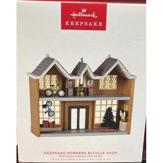 Hallmark Ornament: 2022 Keepsake Korners Bicycle Shop | QXR9106