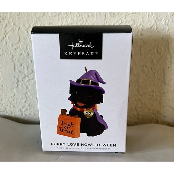 Hallmark Ornament 2022 Puppy Love Howl-O-Ween