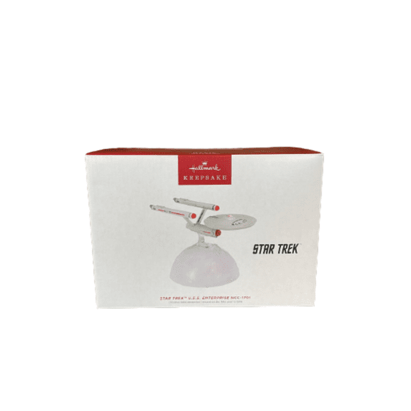 Hallmark Ornament 2023 Star Trek USS Enterprise NCC-1701 Tree Topper - *Magic Click for Video