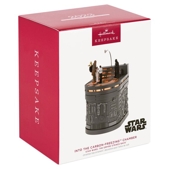 Hallmark Ornament 2023 Star Wars Into the Carbon Freezing Chamber *Magic Click for Video