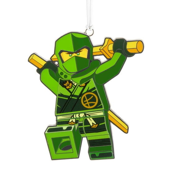 Hallmark Christmas Ornament (Lloyd LEGO Ninjago Minifigure, Metal), 1 Count