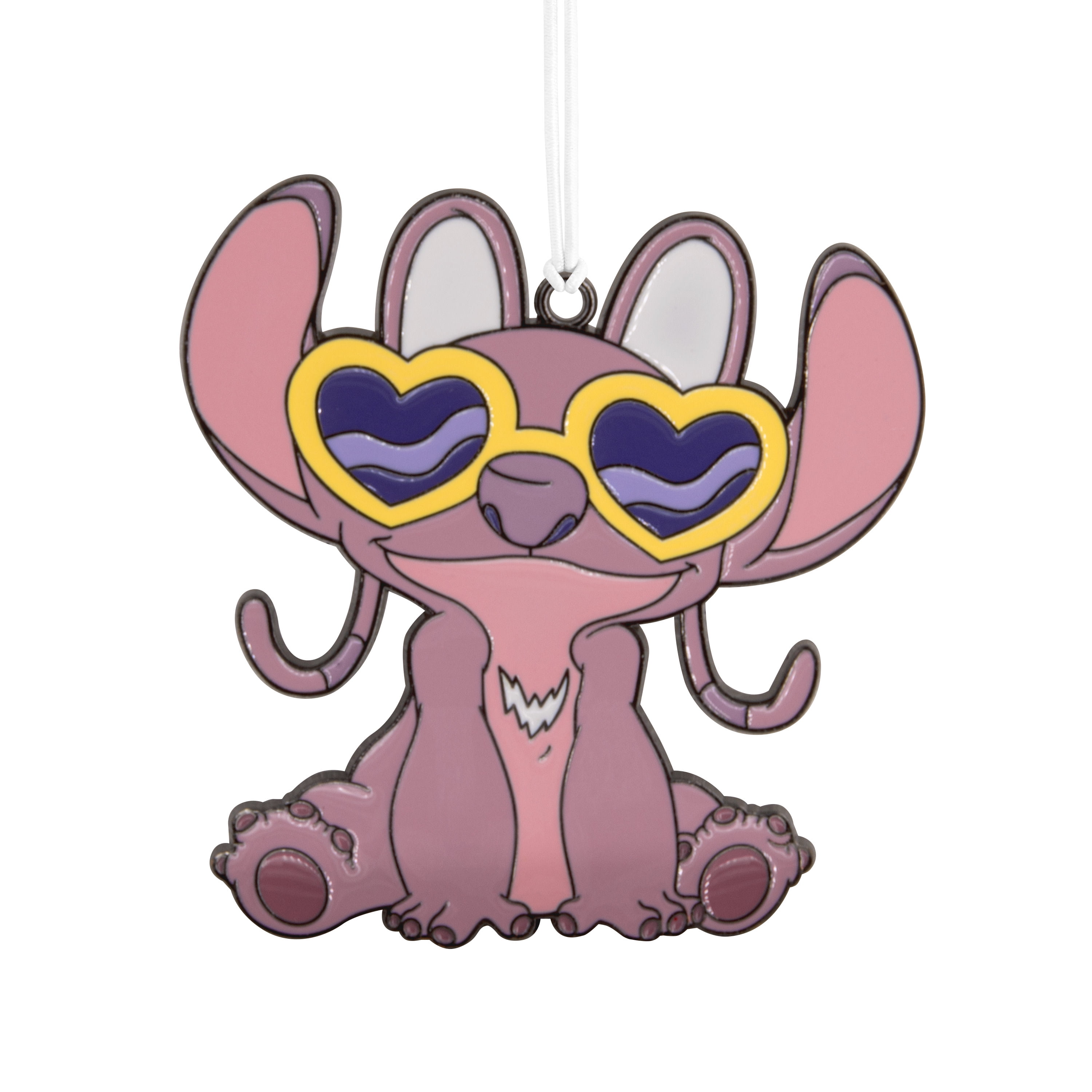 Hallmark Christmas Ornament (Disney Stitch Angel, Metal), 1 Count, 1 Count