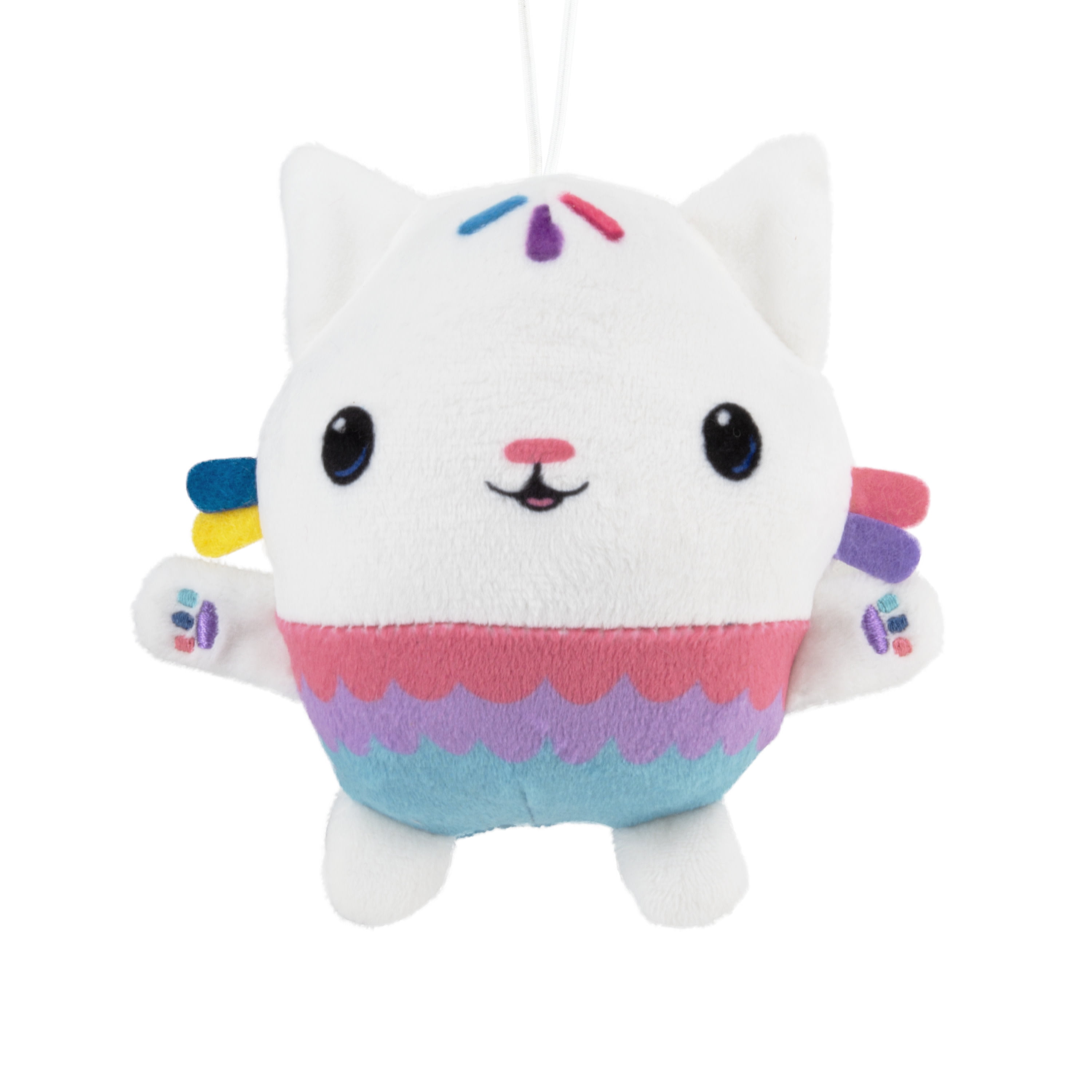 Hallmark Christmas Ornament (Gabby's Dollhouse Cakey Cat, Fabric), 1 Count
