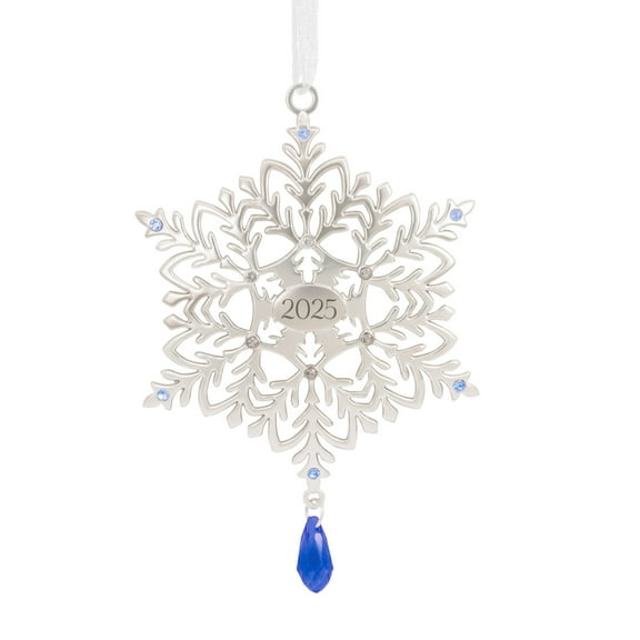 Hallmark Christmas Ornament (Snowflake 2025, Metal), 1 Count