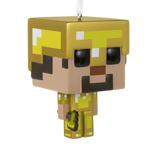 Hallmark Ornament (Minecraft Steve in Gold Armor Funko POP!)