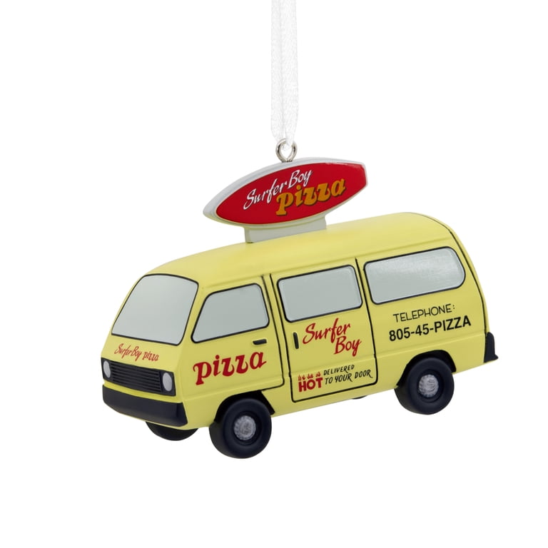 その他 STRANGER THINGS SURFER BOY PIZZA VAN Hallmark Ornament (Netflix Stranger Things Surfer Boy Pizza Van