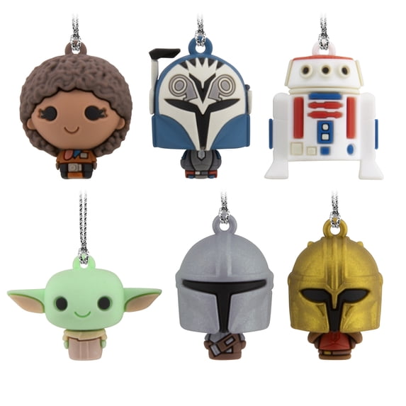 Hallmark Ornament PVC Figural Mini Set Mandalorian