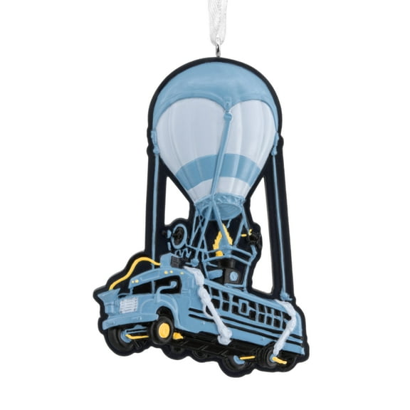 Hallmark Ornament Resin Bas Relief Battle Bus