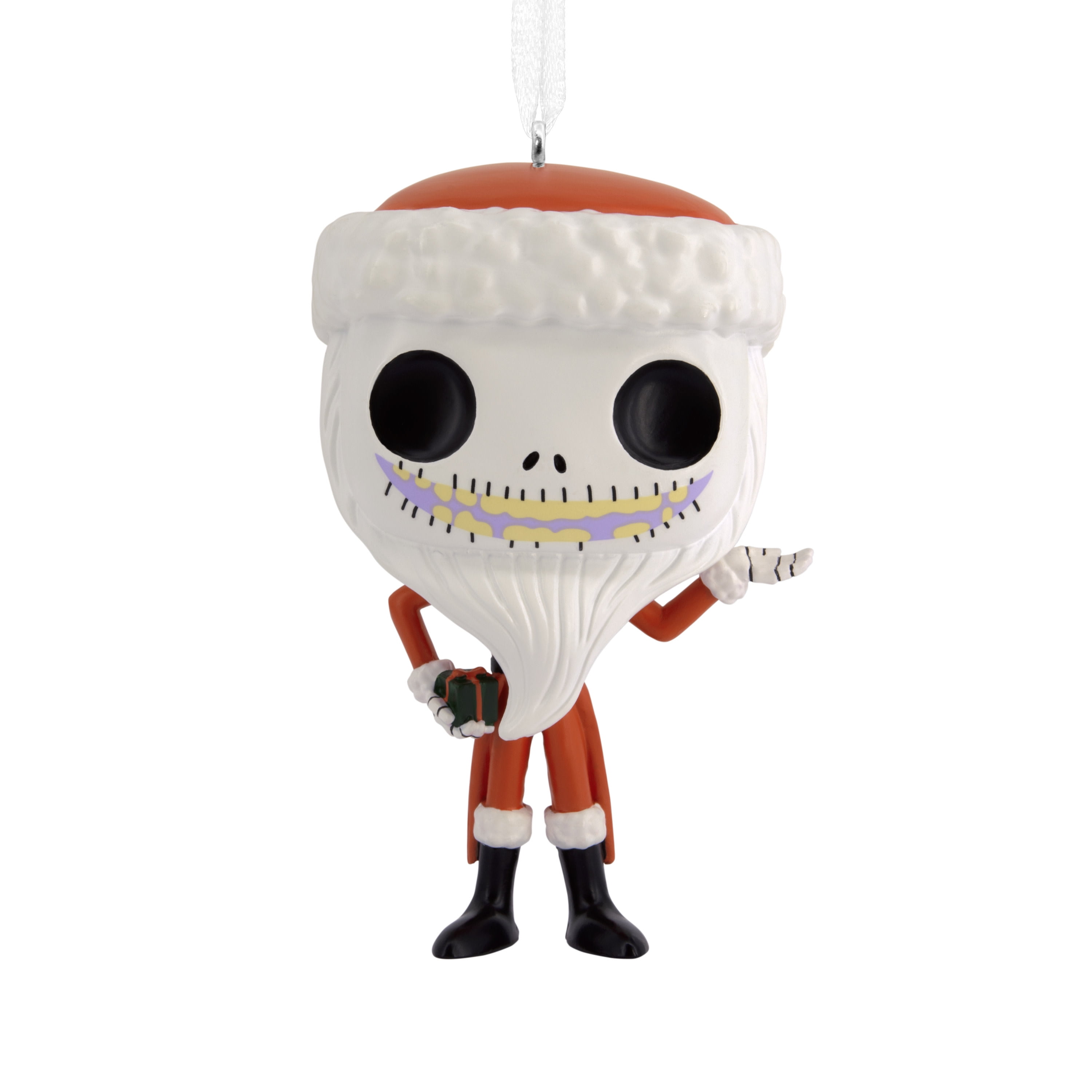 Hallmark Christmas Ornament (Disney Tim Burton's The Nightmare before Christmas Santa Jack Funko POP!), 1 Count